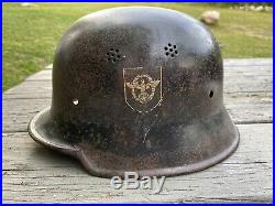 WW2 German Helmet M42 Police Helmet