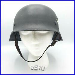WW2 German Helmet Original 68 Shell LW Feldblau HKP68 61 Liner Chinstrap Decal