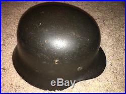 WW2 German Helmet, Original Condition With Liner