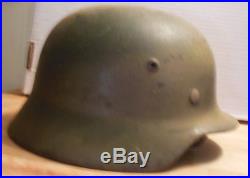 WW2 German Helmet Original WWII Vet Bring Back