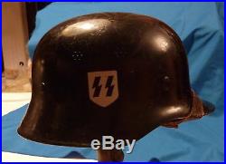 WW2 German Helmet SS Police Orginal 100%
