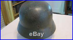 WW2 German Helmet Shell, M40, Camo Camoflage, Named
