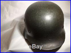 WW2 German Kriegsmarine helmet, with 1D stamped RARE and very hard to find WWII