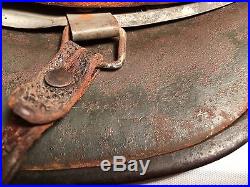 WW2 German Kriegsmarine helmet, with 1D stamped RARE and very hard to find WWII