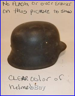 WW2 German Luftwaffe Single Decal Helmet, Nice & Original, Hard to find M42 Q64