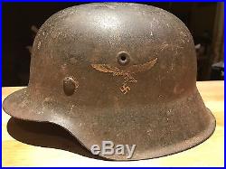 WW2 German Luftwaffe Wehrmacht M40 Helmet