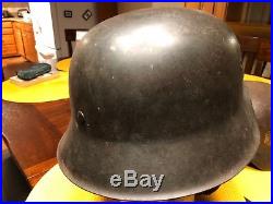 WW2 German M1942 Helmet Large 68 sized shell