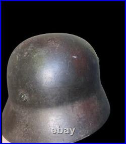 WW2 German M35 DD Camo Helmet