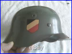 WW2 German M35 Double Decal Helmet