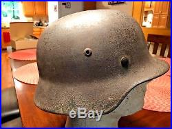 WW2 German M35 Helmet Large 66 sized shell