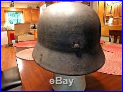 WW2 German M35 Helmet Large 66 sized shell