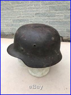 WW2 German M35 Helmet With Liner Original A24