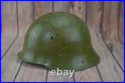 WW2 German M36 Helmet with Bulgarian Flag RED STAR
