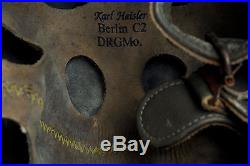 WW2 German M38 paratrooper/fallschirmjager Helmet ET68 bno2403 Karl Heisler