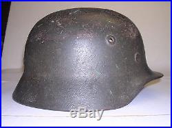 WW2 German M40 Combat Helmet Quist Q64 with liner