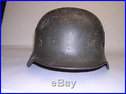 WW2 German M40 Combat Helmet Quist Q64 with liner