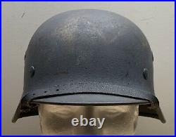 WW2 German M40 Helmet Q64 DD war time Re-issued near unissued READ DESCRIPTION