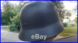 WW2 German M40 Luftwaffe helmet complete original Quist