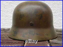 WW2 German M40 SS / Elite Real Nomandy camo helmet Made by Q64 ND5
