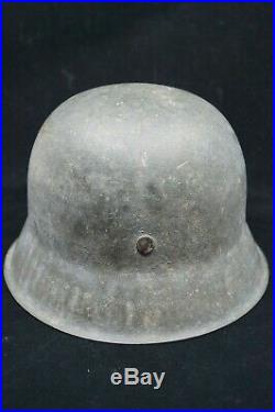WW2 German M42 Combat Helmet & Chinstrap