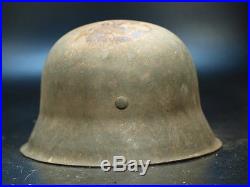 WW2 German M42 Helmet Barnfound Holland battlefield Wehrmacht Waffen stahlhelm