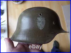 WW2 German M42 Helmet/Norwegian DD