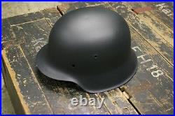 WW2 German M42 Helmet Pot Shell ET 66 ET66 Size Overpainted Wehrmacht Waffen SS