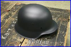 WW2 German M42 Helmet Pot Shell ET 66 ET66 Size Overpainted Wehrmacht Waffen SS