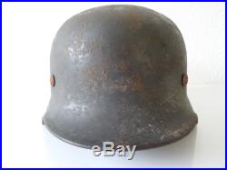 WW2 German M42 Original Luftwaffe Helmet Relic Battle Stalingrad Russia WK2 RARE