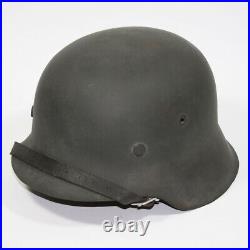 WW2 German M42 WH helmet complete with liner, chinstrap and split pins size 64