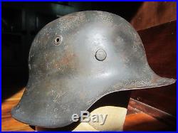 WW2 German M42 helmet with liner bands NS 64