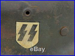 WW2 German Model 1942 Waffen SS Steel Helmet (Single Decal Stahlhelm) ckl Code