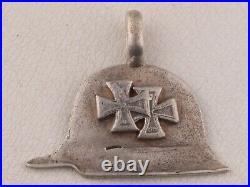 WW2 German NAVY Marine PENDANT Sailors in HELMET Stahlhelm RIFLE Gun SHOCK Troop