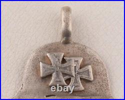 WW2 German NAVY Marine PENDANT Sailors in HELMET Stahlhelm RIFLE Gun SHOCK Troop