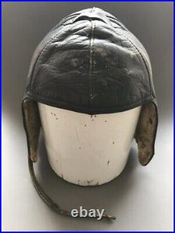 WW2 German NSFK (1930-1939) glider pilot leather helmet Luftwaffe