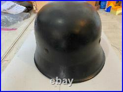 WW2 German/Nazi Double Decal Helmet M34 Square Dip Feuerwehr Read Carefully
