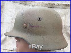 WW2 German Original Helmet M40 64 Kamo SS