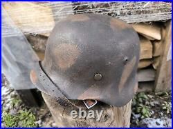 WW2 German Original M35 helmet size 68