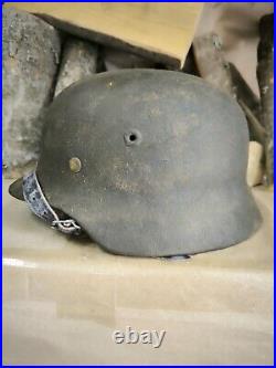 WW2 German Original M40 helmet size 68