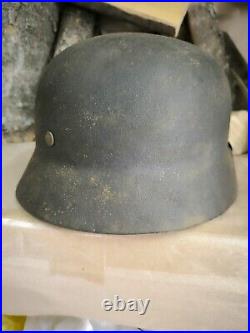 WW2 German Original M40 helmet size 68