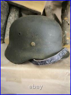 WW2 German Original M40 helmet size 68