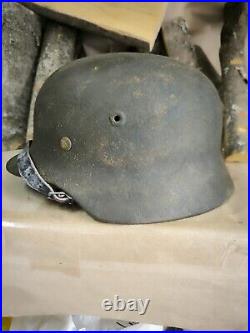 WW2 German Original M40 helmet size 68