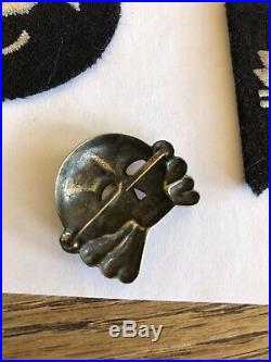 WW2 German Skull Badge A Real One Vintage World Hat Helmet Dagger Collar Tabs