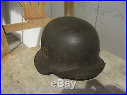 WW2 German W-SS M42 steel helmet