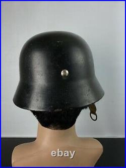 WW2 German Wehrmacht M40 Bell Helmet Stamped SE64, 8204 Original Lining