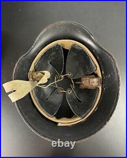 WW2 German Wehrmacht M40 Bell Helmet Stamped SE64, 8204 Original Lining