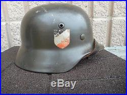 WW2 German combat helmet