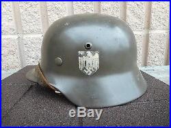 WW2 German combat helmet