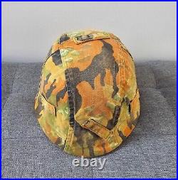 WW2 German elite M35 Camo Leibermuster Helmet cover