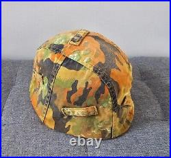 WW2 German elite M35 Camo Leibermuster Helmet cover